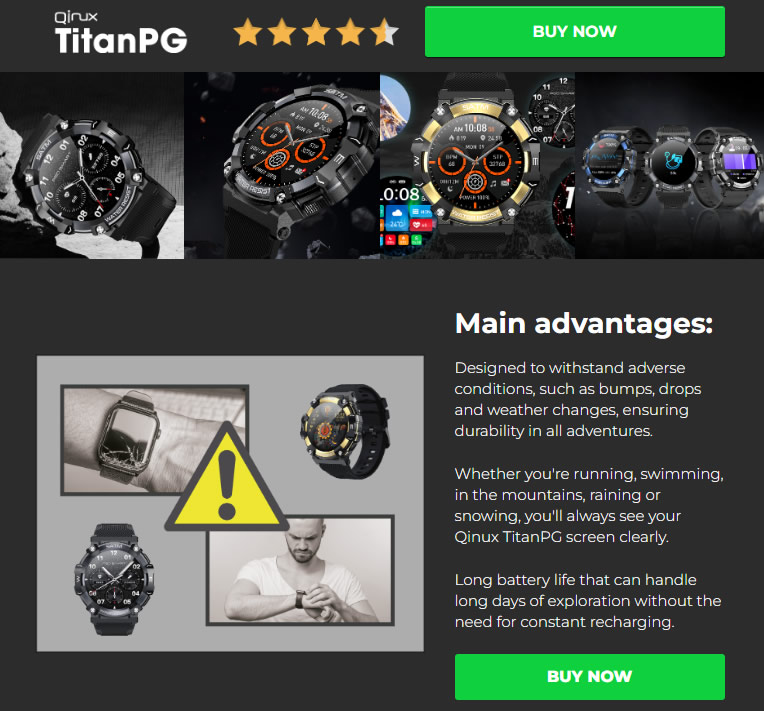 Qinux TitanPG Tactical Smartwatch: Unmatched Durability and Military Precision