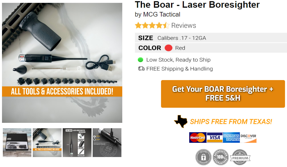 MCG Tactical Boar Laser Boarsighter Review | Top Reviews for Preppers