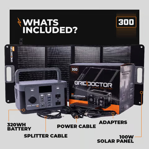 The Grid Doctor 300 Solar Generator System: A Must-Have for Power Independence