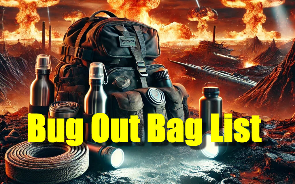 Bugout Bag Checklist – Bug Out Bag Essentials